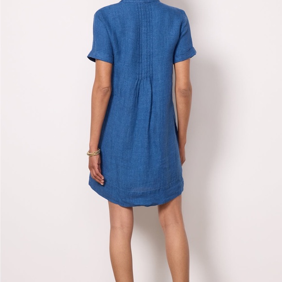 Faherty Gemina Dress 100% Linen Sz XS